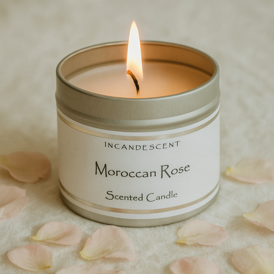 MOROCCAN ROSE candle tin 200g