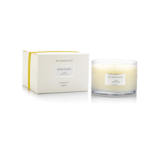 SICILIAN LEMON large 4 wick candle 1000g