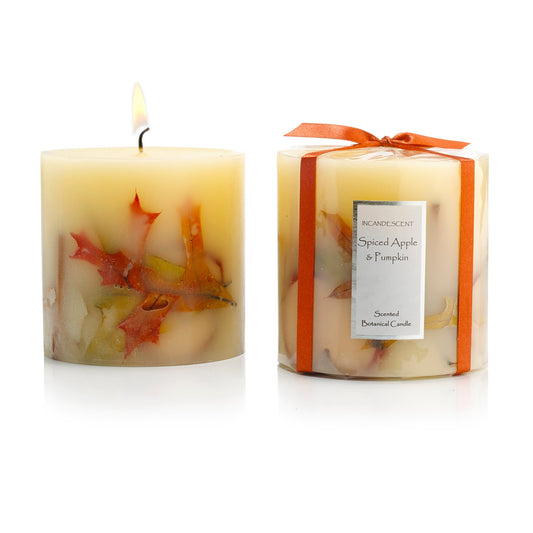 SPICED APPLE & PUMPKIN 100mm botanical candle