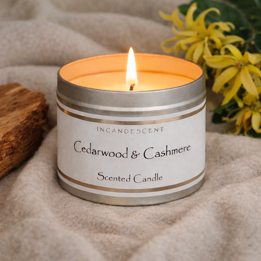 CEDARWOOD & CASHMERE candle tin 200g